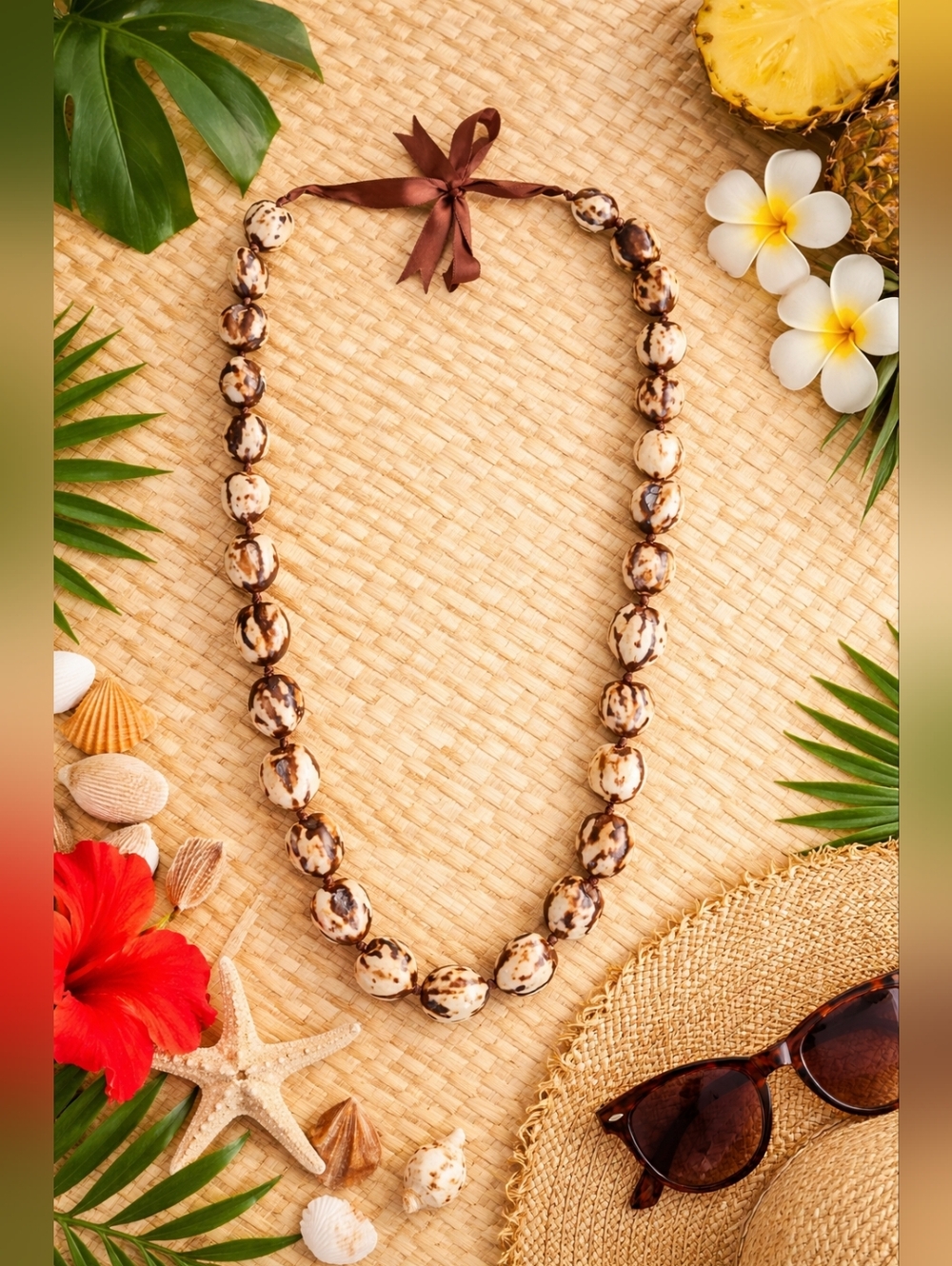 Hawaiian Kukui Nut Necklace